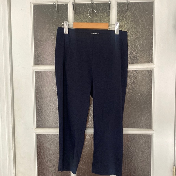 RUNDHOLZ blue linen capri pants size medium - Picture 2 of 9